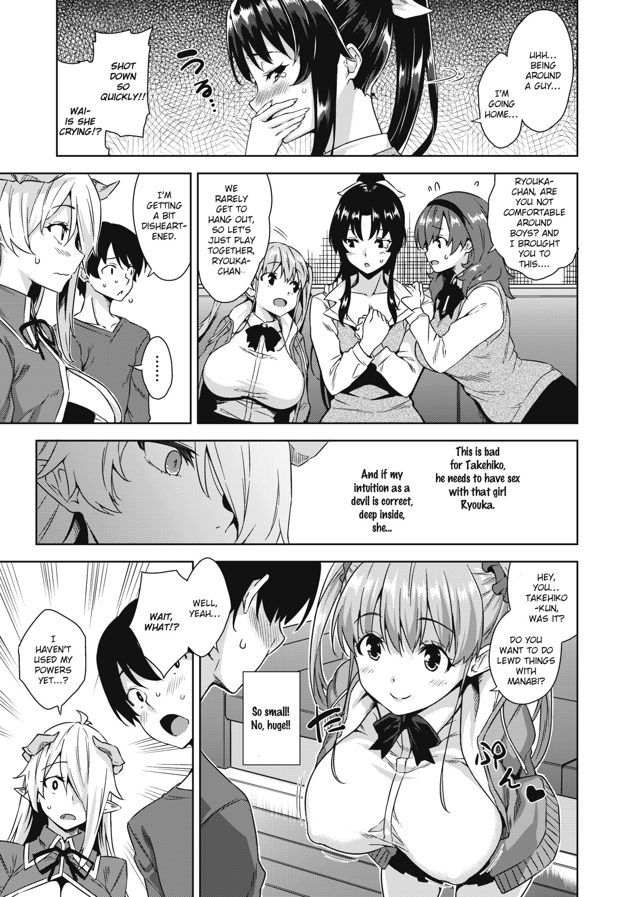 Hentai Manga Comic-Devil Highschooler! -Creating a Harem With a Devil App-Read-28